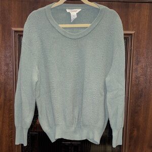Sea Foam Green Knit Sweater
